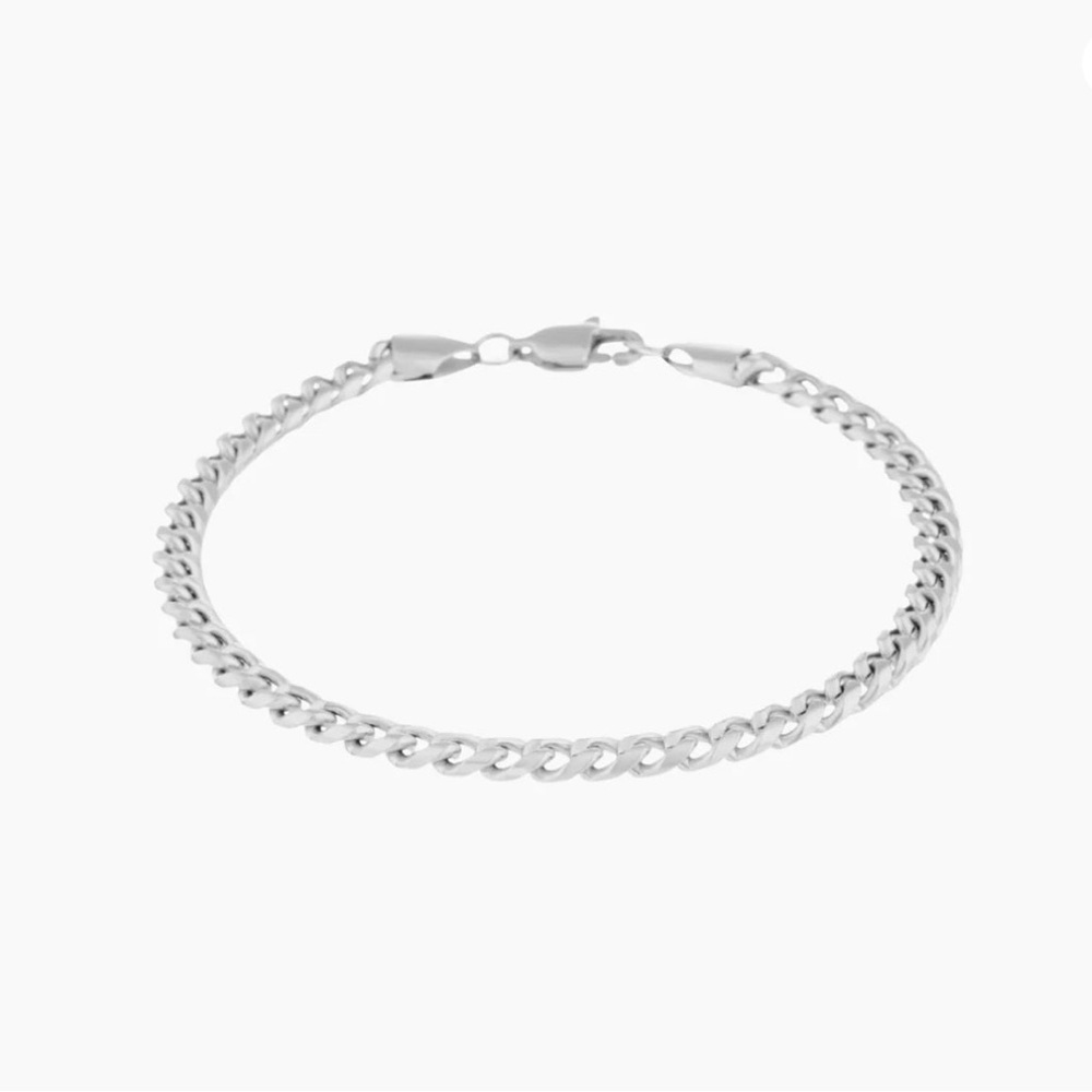 Elegant Silver Chain Bracelet